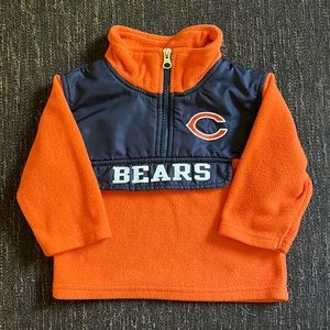 Chicago Bears zip-up for baby